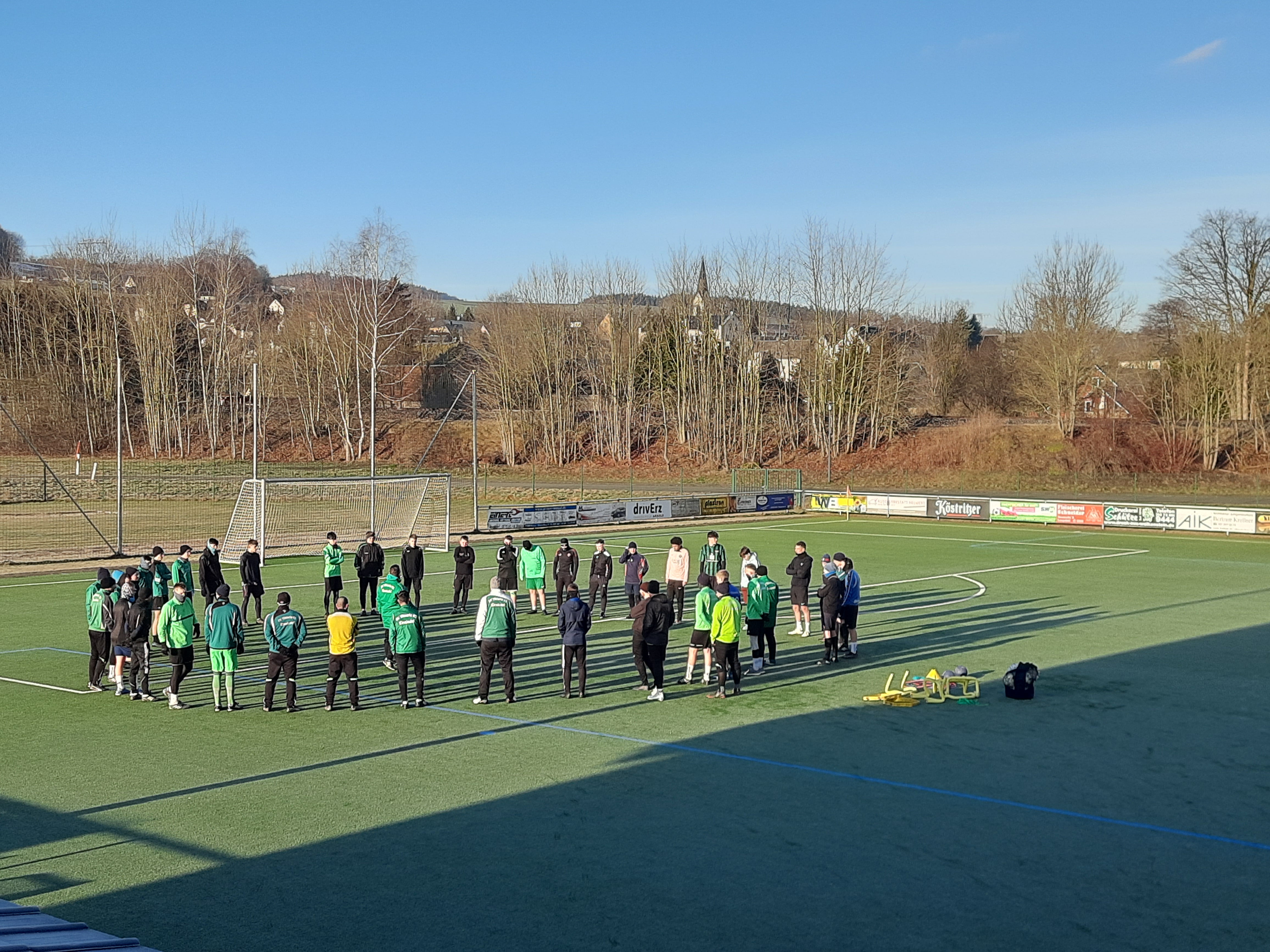 Männer reisen mit 50-Mann-Kader nach Pockau ins Trainingslager - Tag 2