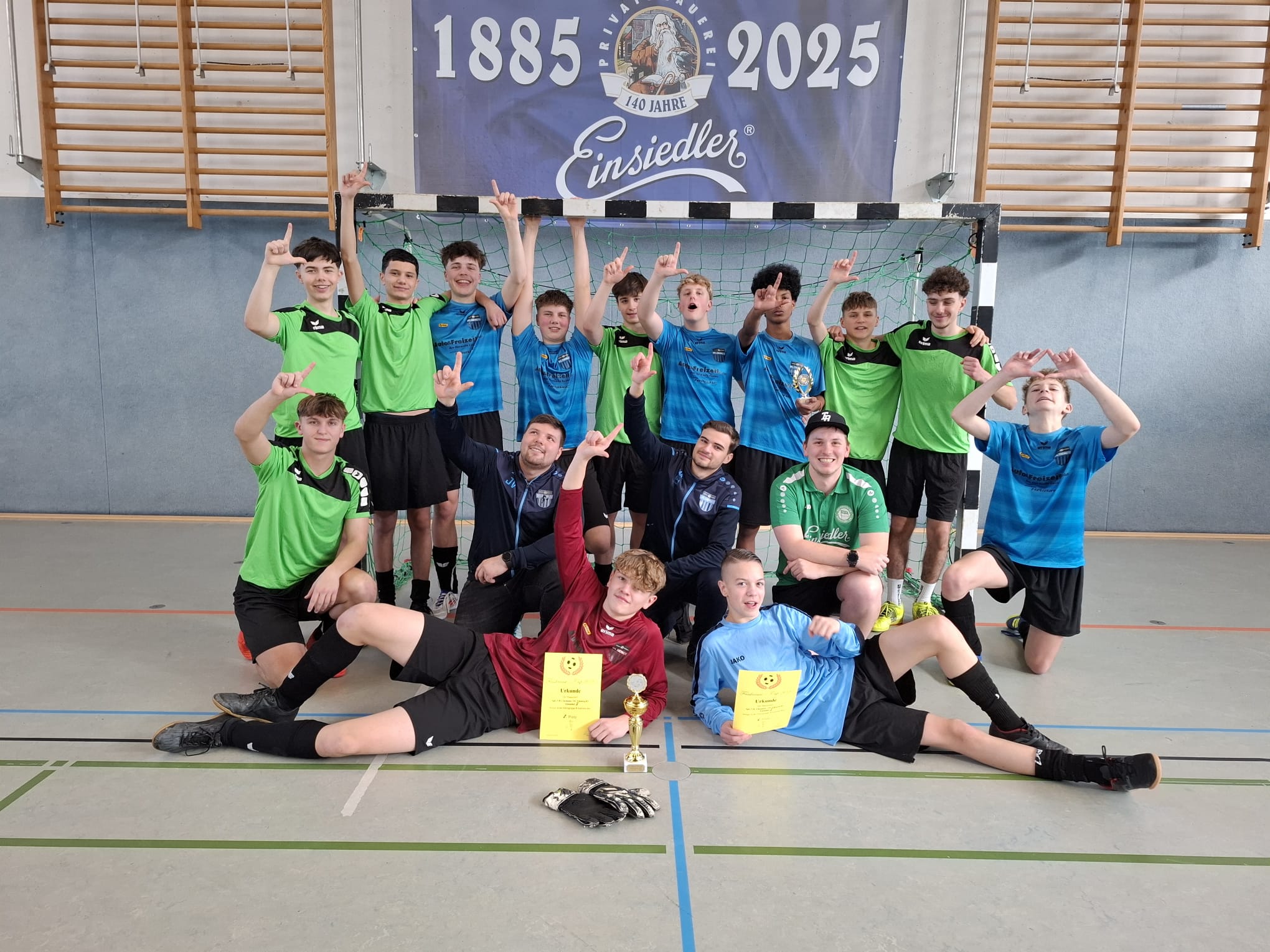 B-Junioren mit 2. Platz beim Fassbrause-Cup